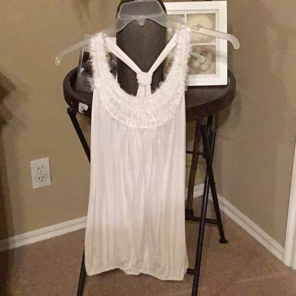 Cream tank top
